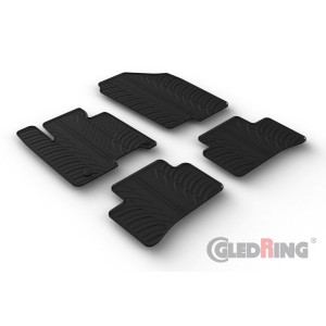Original Gledring Passform Fußmatten Gummimatten 4 Tlg.+Fixing - Hyundai Tucson 11.2020->