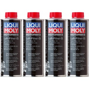 Liqui Moly 1625 Racing Motorrad Luft-Filter-Öl 4x 500ml