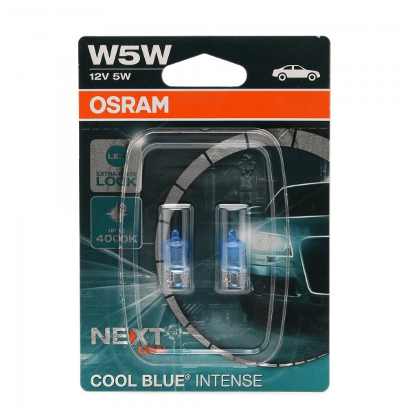 Osram Glühlampe W5W 12V W2.1x9.5d 5W Cool Blue INTENSE