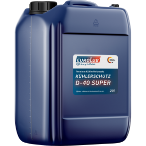 Eurolub Kühlerfrostschutz D-40 Super Konzentrat 20l Kanister
