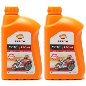 Repsol Motorrad Motoröl MOTO RACING 4T 10W-60 1 Liter 2x 1l = 2 Liter