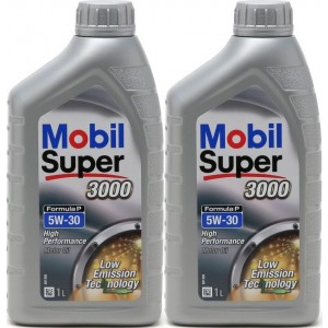 Mobil Super 3000 Formula P 5W-30 Motoröl 2x 1l = 2 Liter