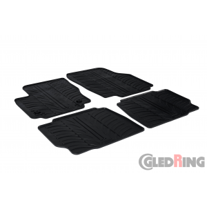 Original Gledring Passform Fußmatten Gummimatten 4 Tlg.+Fixing - Ford Mondeo 2011-2015