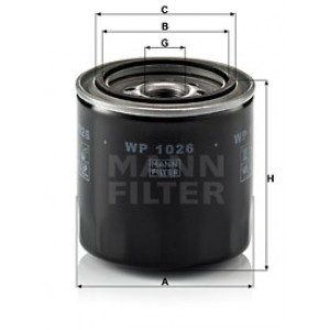 MANN-FILTER WP 1026 - Ölfilter