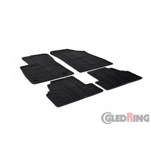 Original Gledring Passform Fußmatten Gummimatten 4 Tlg.+Fixing - Chevrolet Trax 2012->