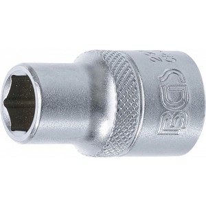 BGS Steckschlüssel-Einsatz Sechskant | Antrieb Innenvierkant 12,5 mm (1/2"") | SW 11 mm