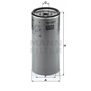 MANN-FILTER WK 1080/7 x - Kraftstofffilter