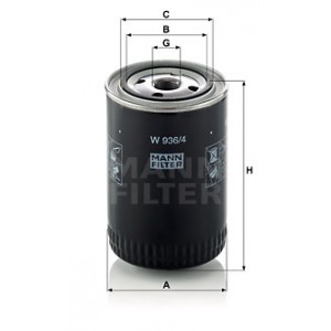 MANN-FILTER W 936/4 - Ölfilter