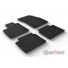 Original Gledring Passform Fußmatten Gummimatten 4 Tlg.+Fixing - Ford Focus 07.2018->