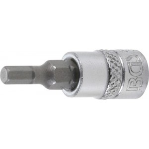 BGS 2498 Bit-Einsatz | Antrieb Innenvierkant 6,3 mm (1/4"") | Innensechskant 4 mm