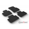Original Gledring Passform Fußmatten Gummimatten 4 Tlg.+Fixing - BMW X4 2014-> G02 01.2020->