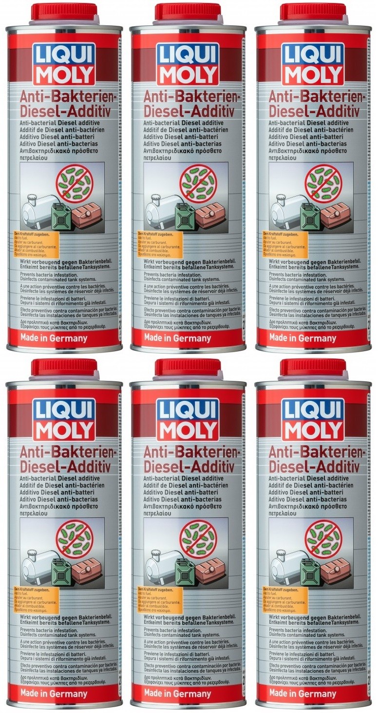 Liqui Moly 21317 Anti Bakterien Diesel Additiv 6x 1l =