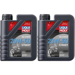 Liqui Moly 3816 Motorbike HD Synth 20W-50 Street 2x 1l = 2 Liter