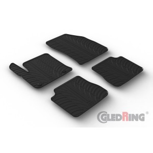 Original Gledring Passform Fußmatten Gummimatten 4 Tlg.+Fixing - Citroen e-C4 HB 05.2021-> Elektro