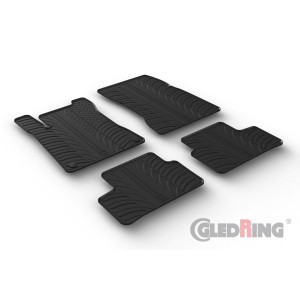 Original Gledring Passform Fußmatten Gummimatten 4 Tlg.+Fixing - Mercedes-Benz B Klasse W247 02.2019->