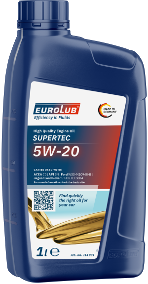 Eurolub Supertec 5W-20 Motoröl 1l