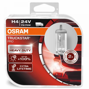 Osram H4 24V 75/70W P43T TruckStar Pro +100% 2st. Osram