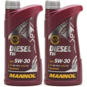 Mannol Diesel TDI 5W-30 Motoröl 2x 1l = 2 Liter