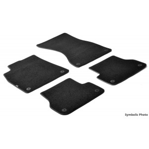 LIMOX Fußmatte Textil Passform Teppich 2 Tlg.Mit Fixing - PEUGEOT Partner furgon 08>