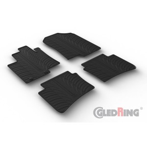 Original Gledring Passform Fußmatten Gummimatten 4 Tlg.+Fixing - HYUNDAI Bayon 06.2021->