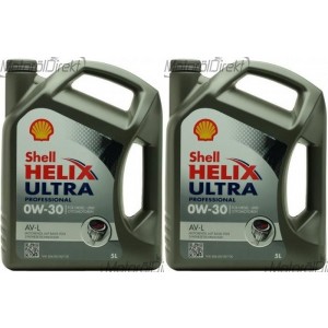 Shell Helix Ultra Professional AV-L 0W-30 Motoröl 2x 5 = 10 Liter