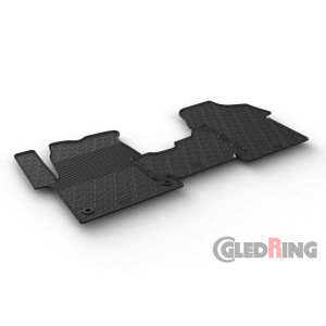 Original Gledring Passform Fußmatten Gummimatten 3 Tlg.+Fixing - Toyota Proace 2016->