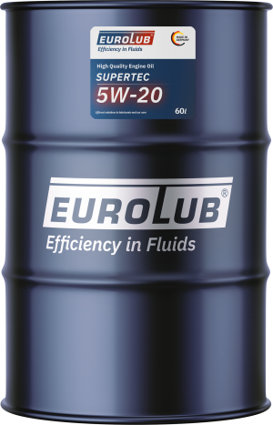 Eurolub Supertec 5W-20 Motoröl 60l Fass
