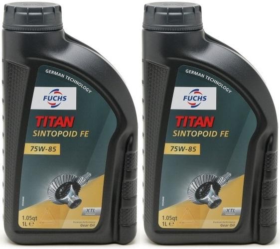 FUCHS TITAN Sintopoid FE 75W-85 Getriebeol 2x 1l = 2 photo