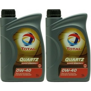 Total Quartz 9000 Energy 0W-40 Motoröl 2x 1l = 2 Liter