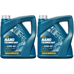 MANNOL Nano Technology 10W-40 Diesel & Benziner Motoröl 2x 5 = 10 Liter