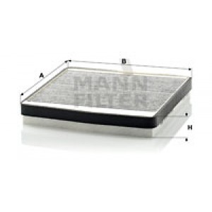 MANN-FILTER CUK 2855 - Filter, Innenraumluft - adsotop