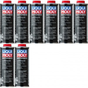 Liqui Moly 3096 Motorrad Luft-Filter-Öl 8x 1l = 8 Liter