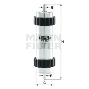 MANN-FILTER WK 6037 - Kraftstofffilter