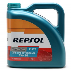 Repsol Motoröl ELITE LONG LIFE 50700/50400 5W-30 4 Liter