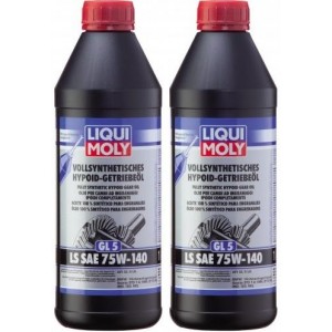 Liqui Moly 4421 Vollsynthetisches Hypoid-Getriebeöl GL5 LS 75W-140 2x1l=2 Liter