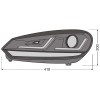 Osram Scheinwerfer LEDriving® Xenarc® BLACK für Golf VI LED-Tagfahrlicht und D8S Xenon Doppelpack