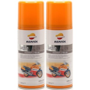 Repsol Motorrad MOTO CLEANER & POLISH 2x 400 Milliliter