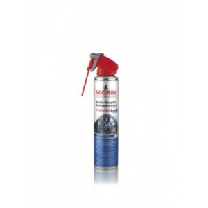 Nigrin 72230 Performance MoS2-Graphit Hybrid Schmiermittel 400ml mit Graphit, lange Wirkdauer, reduziert Reibungsverluste