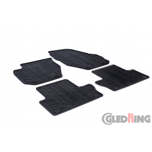 Original Gledring Passform Fußmatten Gummimatten 4 Tlg.+Fixing - Volvo XC60 2008->04.2017