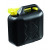 Benzinkanister 10 Liter - UN-geprüft 670 gramm schwarz/Gelb mit Ausgießer