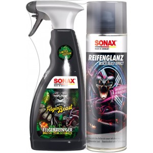 SONAX 40514204 Felgen-/Reifenbeast 500ml Aktions-Set | Art-Nr. 40514204