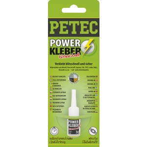 Petec POWER Kleber 3g (Profi Superkleber)
