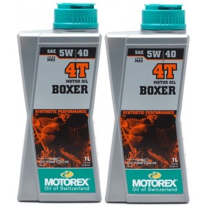 MOTOREX 4T Boxer SAE 5W-40 Motorrad Motoröl 2x 1l = 2 Liter