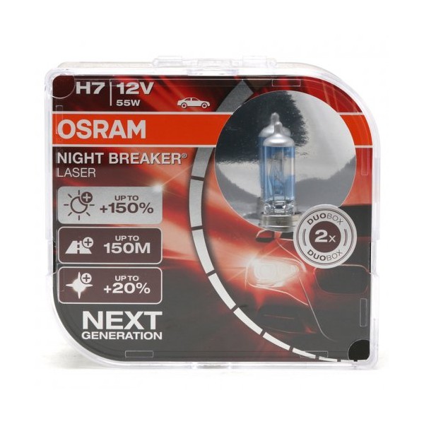 OSRAM Night Breaker Laser H1 12 V 55-W, 2 Sück - ATU