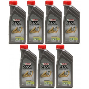 Castrol GTX Ultraclean 10W-40 A3/B4 Diesel & Benziner Motoröliter 7x 1l=7 Liter