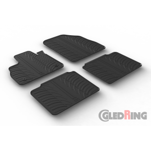 Original Gledring Passform Fußmatten Gummimatten 4 Tlg.+Fixing - Renault Espace 2015->