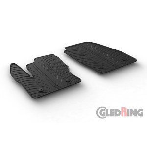 Original Gledring Passform Fußmatten Gummimatten 2 Tlg.-Fixing - Ford Transit Connect Furgon 2016->