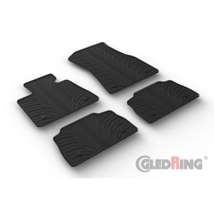 Original Gledring Passform Fußmatten Gummimatten 4 Tlg.+Fixing - BMW X6 G06 11.2019->