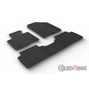 Original Gledring Passform Fußmatten Gummimatten 5 Tlg.+Fixing - Kia Sorento 03.2015->