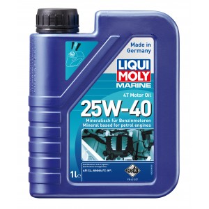 Liqui Moly 25026 Marine 4T Motor Oil 25W-40 1l